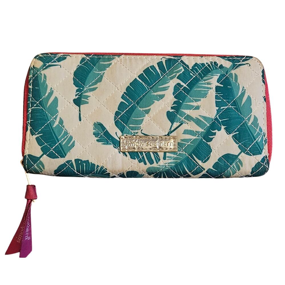 Simply Southern Cloth Zippered Coastal Wallet